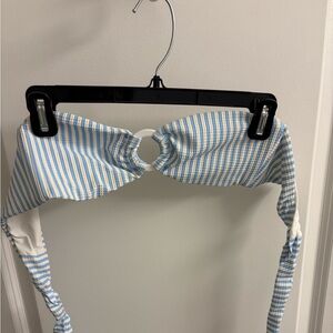 Toasted Coconut Blue & White Striped Bikini